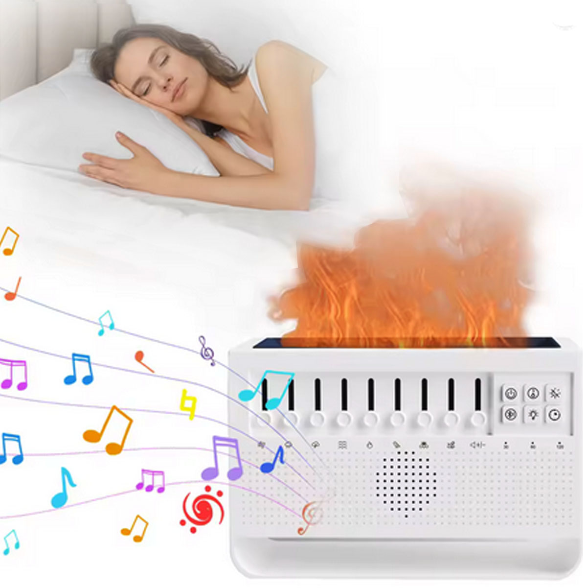 Miniatura 5 de Humidificador De Ruido Blanco Relajante